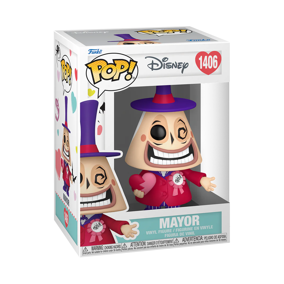 Funko Pop! - 1406 The Nightmare Before Christmas - Mayor (Valentine's)