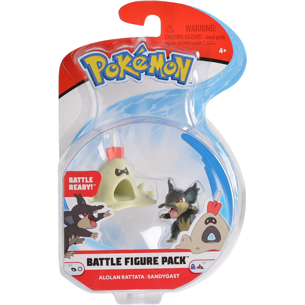 Rattata d'Alola & Bacabouh - Battle Figure Pack