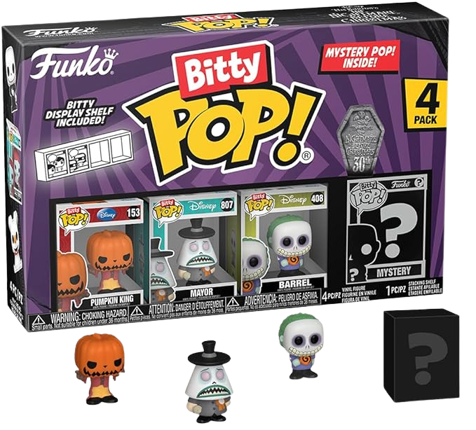 Funko Bitty Pop! Pumpkin Jack - The Nightmare Before Christmas - 2.2 Cm